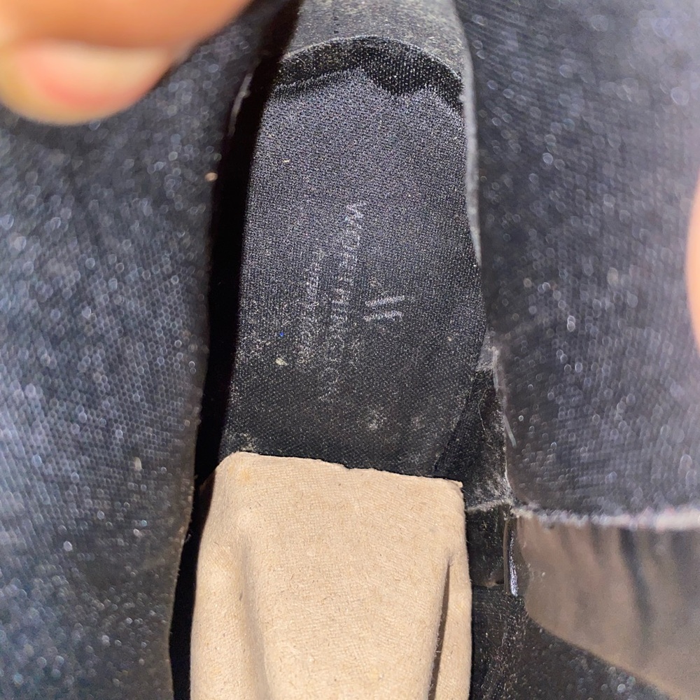 Worthington Gray and Black Ankle Booties Snakeskin Print - Picture 3 of 9